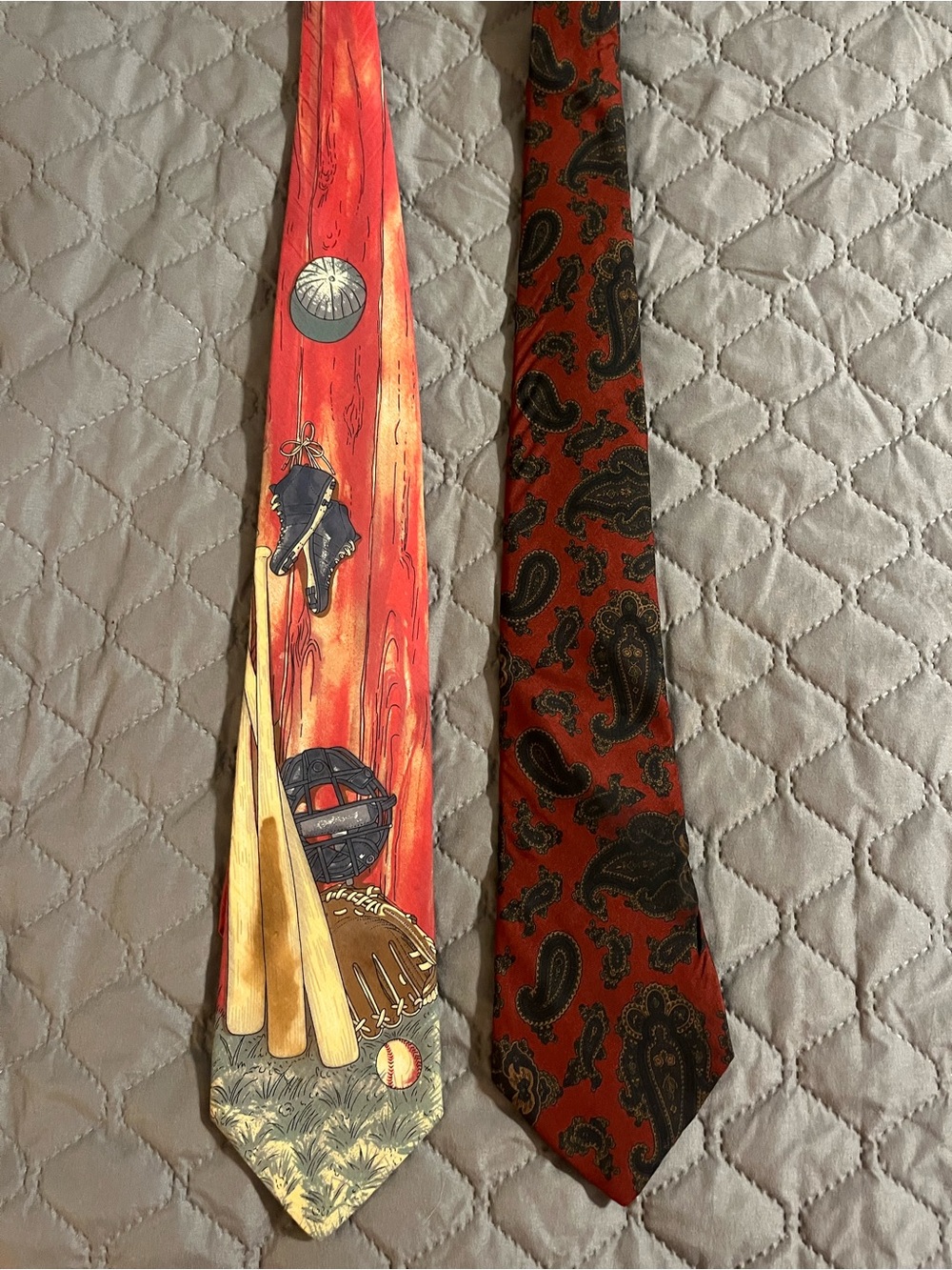 Lot of 2 Lands' End men’s Tie